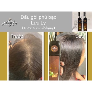(Mua 1 Tặng 1) Dầu Gội Phủ Bạc Lưu Ly Gội là Đen