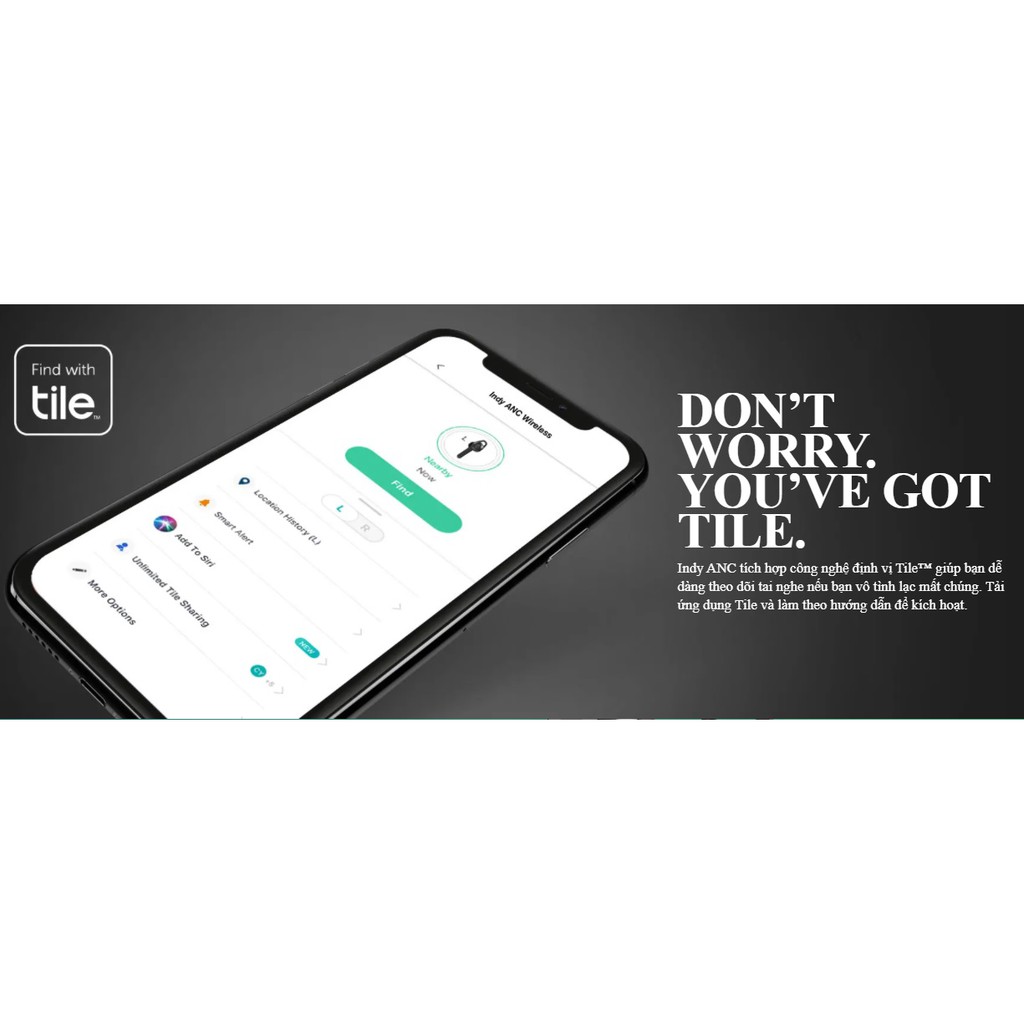 Tai nghe Skullcandy INDY ANC bluetooth không dây chính hãng Noise Canceling True Wireless