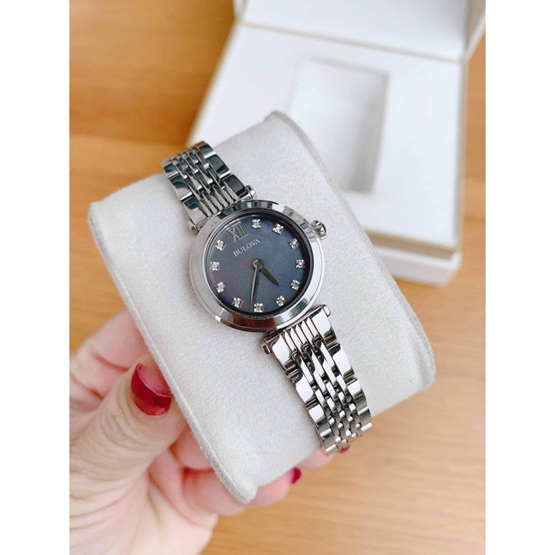 Đồng hồ nữ 𝐁.𝐮.𝐥.𝐨.𝐯.𝐚 𝐃𝐢𝐚𝐦𝐨𝐧𝐝 𝟗𝟔