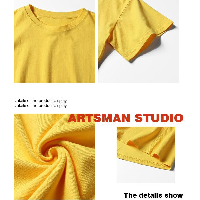 Áo thun nam tay ngắn dáng rộng màu trơn 10 màu thời trang size m-3xl