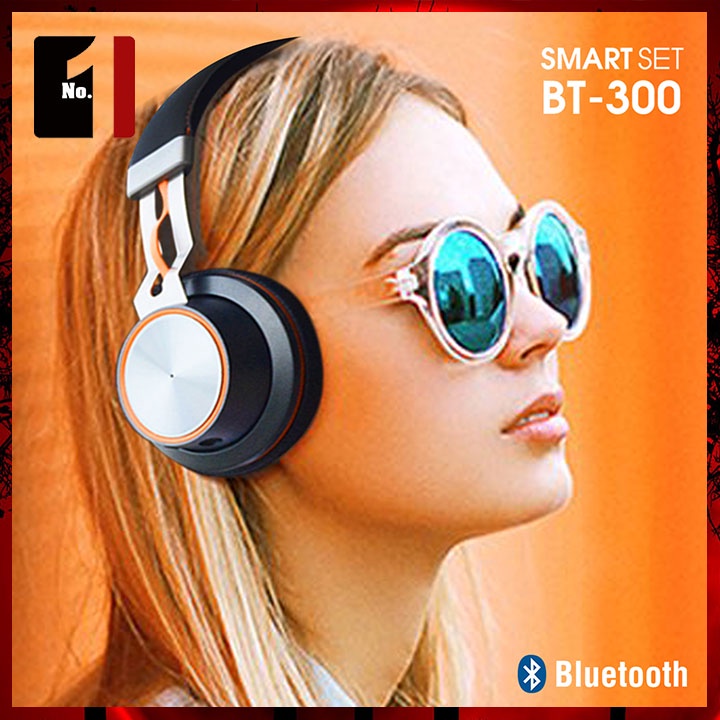Tai Nghe Headphone Chụp Tai Bluetooth Chính Hãng SoundMAX BT300 Tai Nghe Nhạc Điện Thoại Úp Tai Không Dây