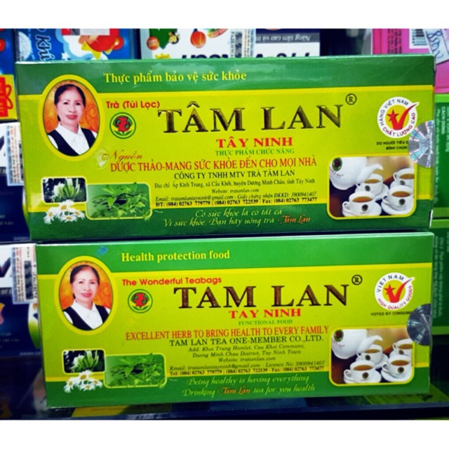 Trà Tâm Lan - Tây Ninh (1 hộp 30 gói ,date mới nhất)