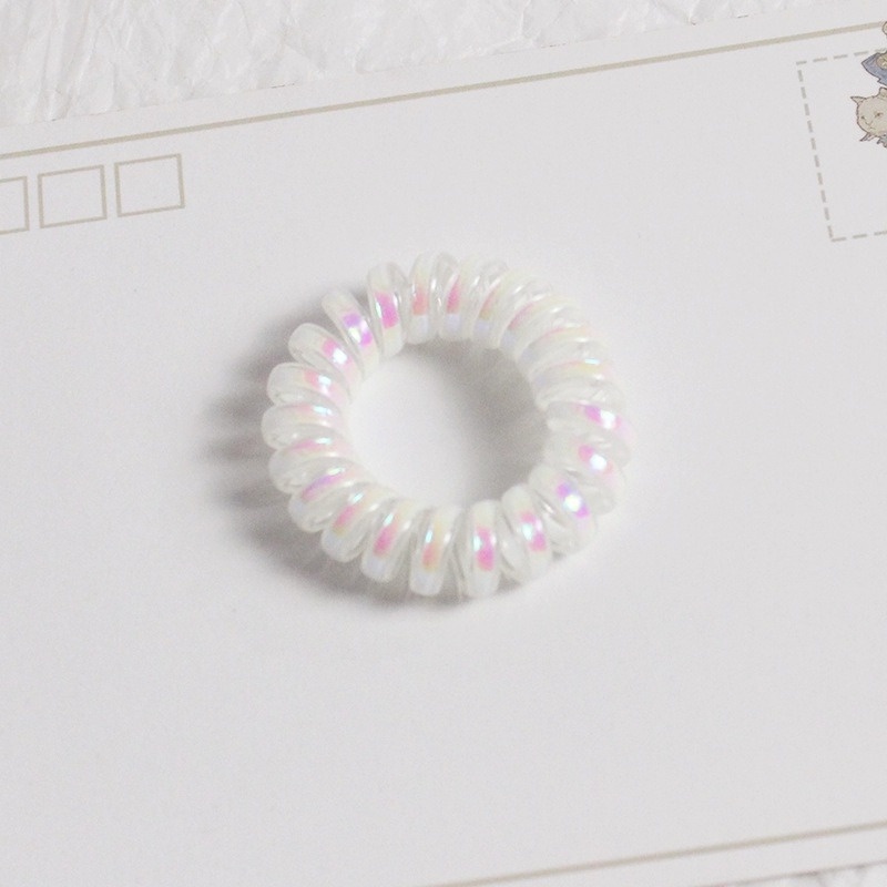 Dây buộc tóc dạng dây điện thoại màu sắc ngẫu nhiên thời trang cho nữ