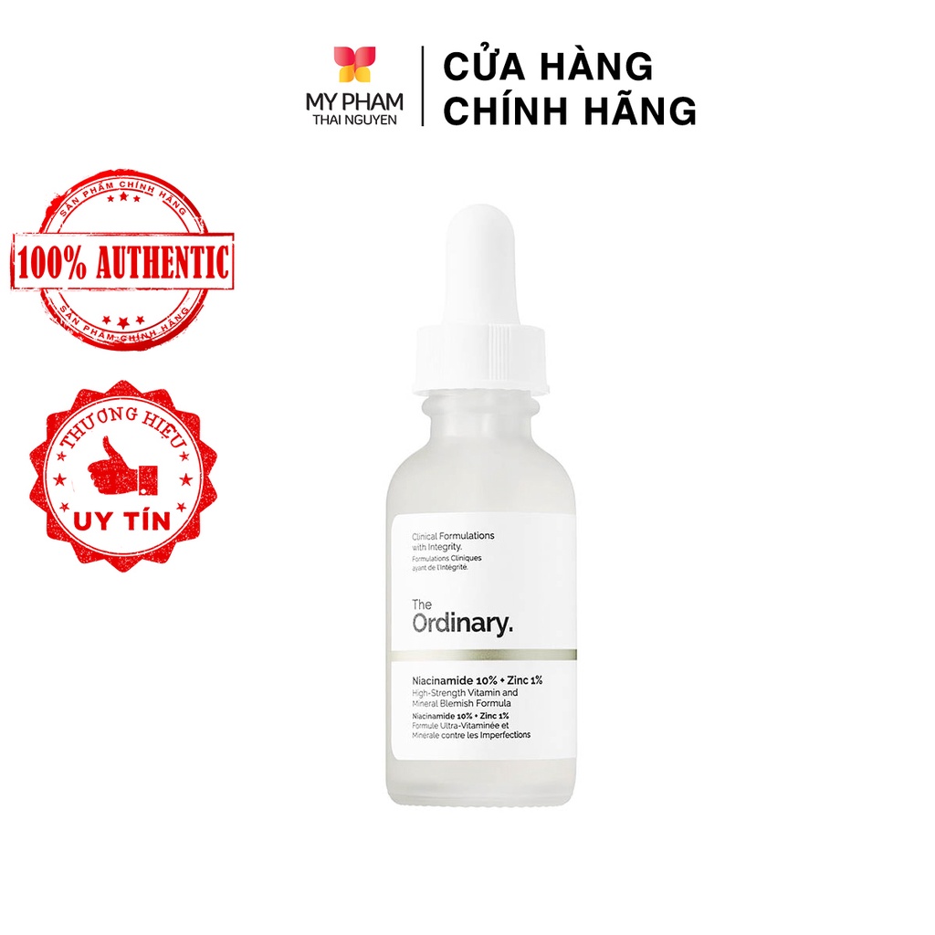 Tinh Chất Dưỡng THE ORDINARY NIACINAMIDE 10% + ZINC 1% 30ML