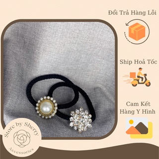 Dây buộc tóc, cột tóc đính đá