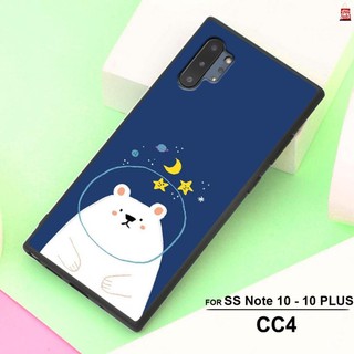 Ốp Samsung Note 10/Note 10+/Note 10 lite-Ốp lưng điện thoại SS Note10_Plus_Lite mẫu gấu trắng/moon/cô gái cute cute