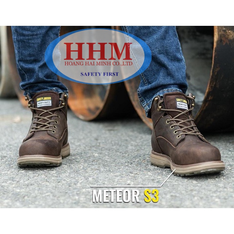 Giày bảo hộ Safety Jogger Meteor đế cao su chịu nhiệt cao, mũi composite nhẹ
