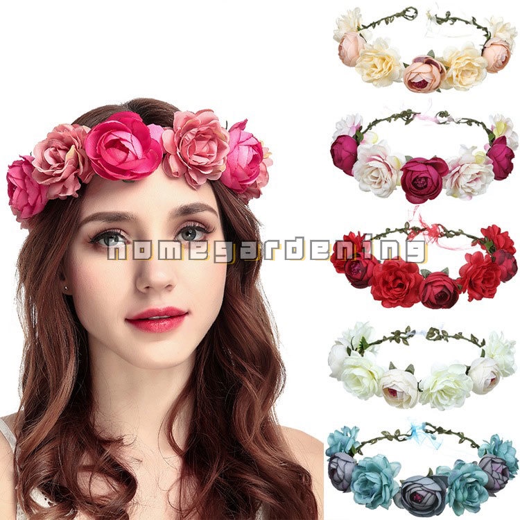 Vòng Hoa Đội Đầu Cho Cô Dâu