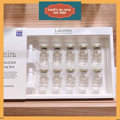 Serum Tế Bào Gốc Laksmira Hàn Quốc L Phục Hồi Da sau Peel - Lăn Kim l Hộp 10 Lọ