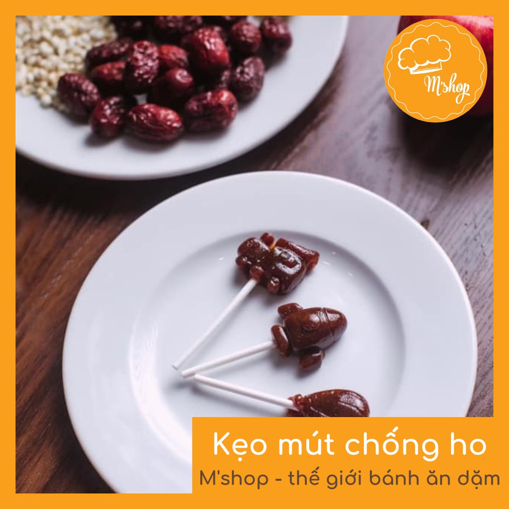 KẸO MÚT CHỐNG HO NƯỚC ÉP LÊ - 15 chiếc/ hộp