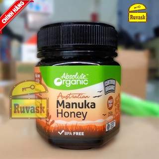 Mật Ong Rừng Nguyên Chất Úc CHÍNH HIỆU Absolute Organic - Australian Manuka Honey 250g Eco Farm