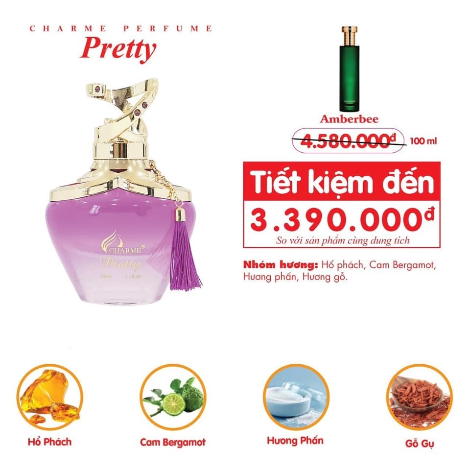 Nước hoa Charme Pretty 50ml