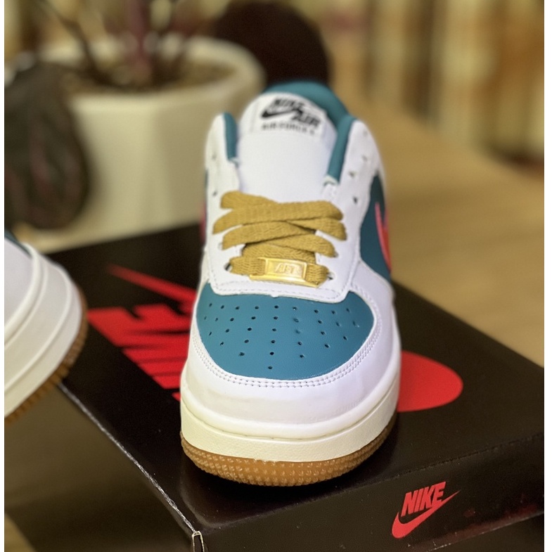 Giày Thể Thao AF1 N.ike Gu.cci Xanh Đỏ Thể Thao Nam Nữ Cao Cấp rep 1:1 Full Size nam nữ