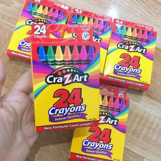 Bút sáp màu CraZart 24 cây