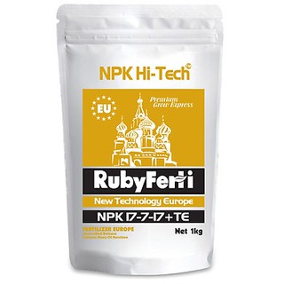 Phân bón npk 17-7-17+te rubyferti thích hợp cho mọi loại cây