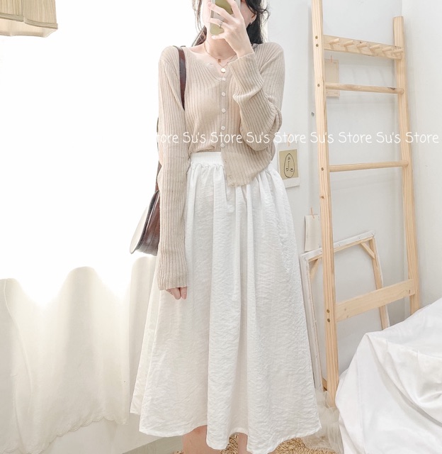 Áo cardigan len hàn cúc dọc A1407 SUSTORE | BigBuy360 - bigbuy360.vn