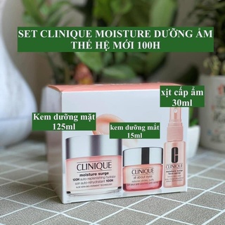 Set Kem dưỡng ẩm Clinique Moisture Surge 100H Fullsize