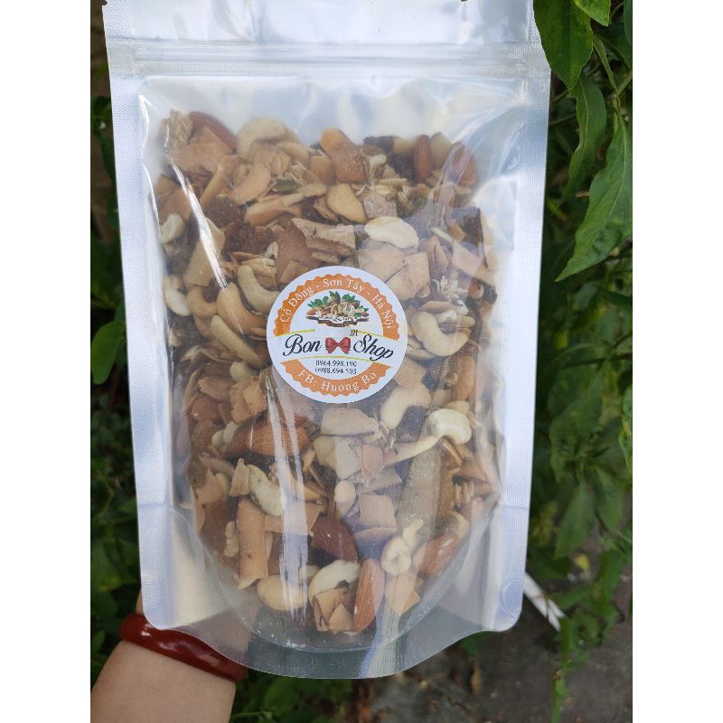 300gram NGŨ CỐC GRANOLA GIẢM CÂN SIÊU TỐC NHIỀU HẠT