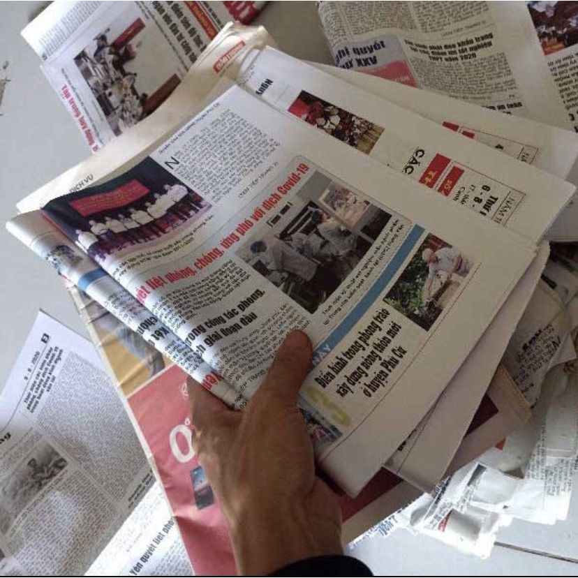 1KG báo cũ dùng chèn hàng, gói hàng tái sử dụng thân thiện với môi trường