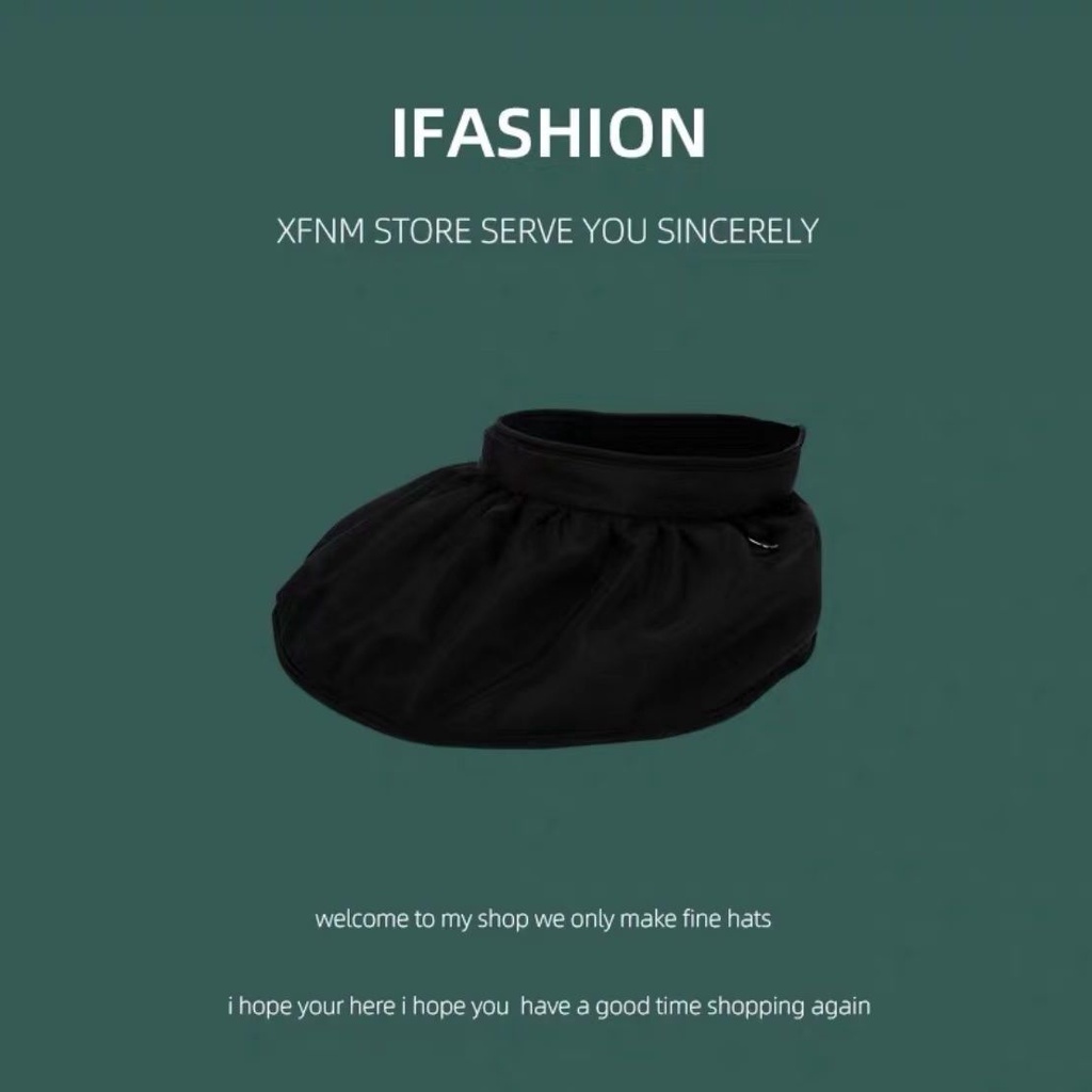 Sunscreen hair band sunscreen hat sunscreen hat sunscreen hat shell hat sunscreen hat female summer Korean style all-match face-covering fisherman hat sun hat ultraviolet-proof empty-top sunscreen hat bznN