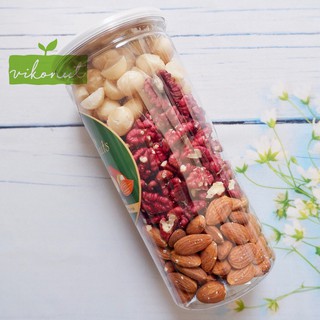 Mix hạt 3 loại nhân Óc chó Đỏ, Macca, Hạnh nhân [500gr]