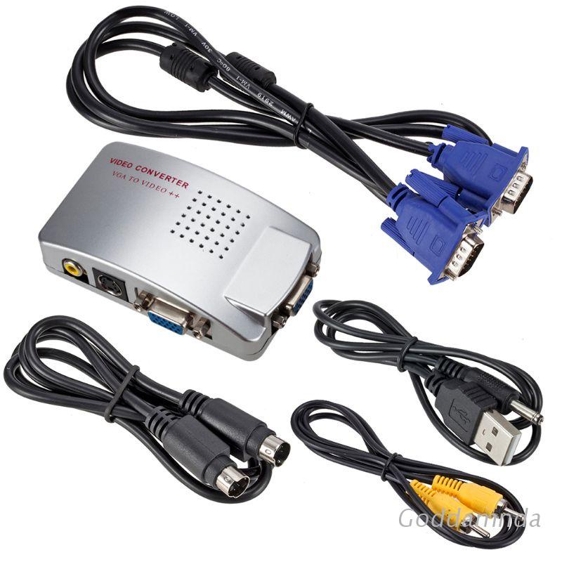 Bộ chuyển đổi VGA sang RCA cho PC sang TV AV