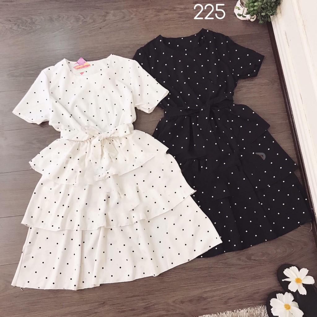 FREESHIP ĐƠN 99K_[Đỏ đã về ]Đầm chấm bi 3 tầng | BigBuy360 - bigbuy360.vn