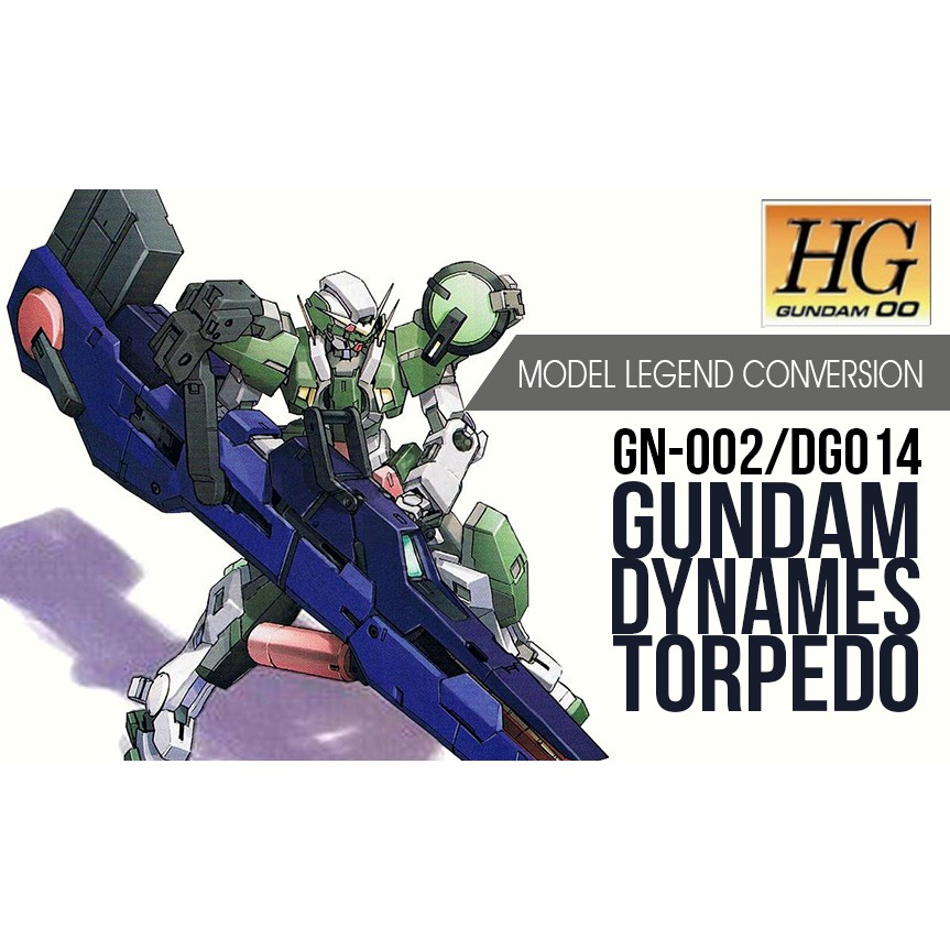 Mô hình Gundam HG Bộ Conversion Kit Gundam Dynames Torpedo (Garage Kit) - Model Legend