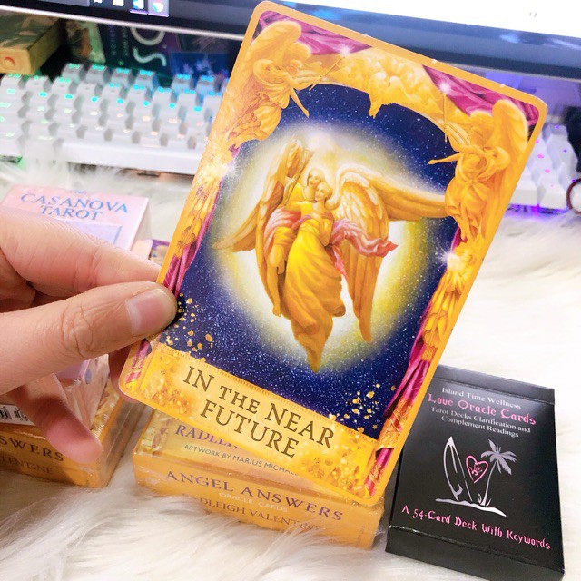 Bộ Tarot Angel Answers Oracle Cards H26 Bài Bói New