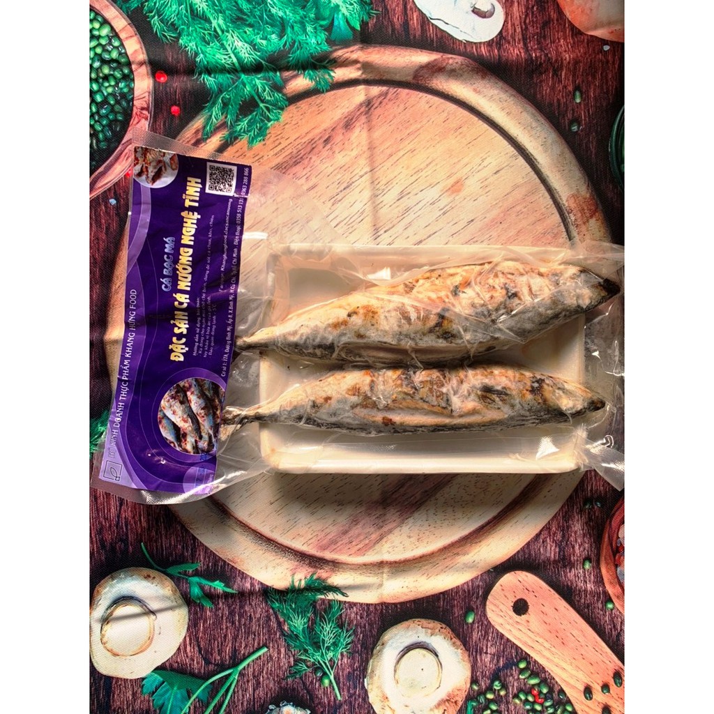 Cá Bạc Má Nướng Đặc Sản Nghệ Tĩnh - Bịch 2 Cá~500Gram [Khang Hưng FOOD]