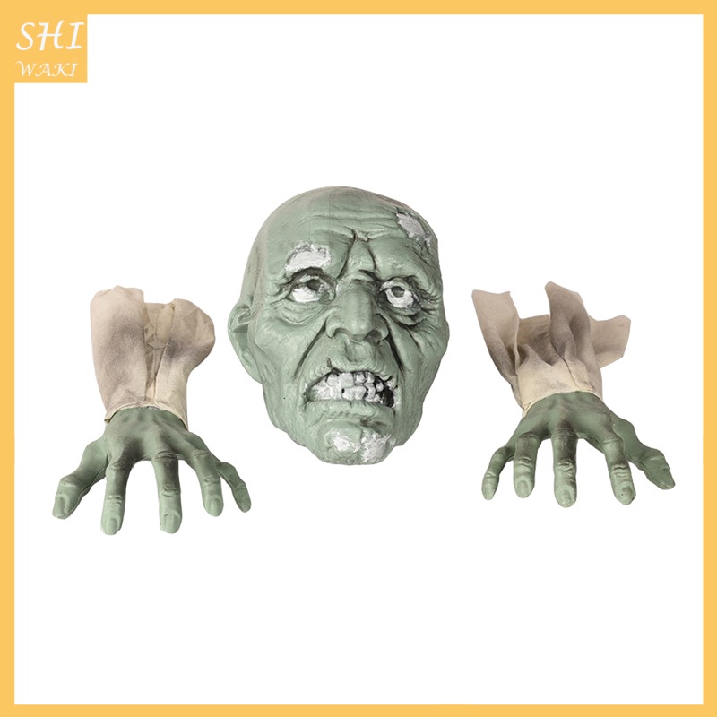 [In Stock]Horrible Lawn Zombie Decoration Garden Arms Ornament Realistic Spooky Statue