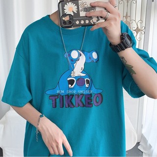 Áo Thun Tay Lỡ Form Rộng Nam TIKKEO - TTL658 - Chất Cotton Sang Xịn Mịn - Form Oversize < 75kg