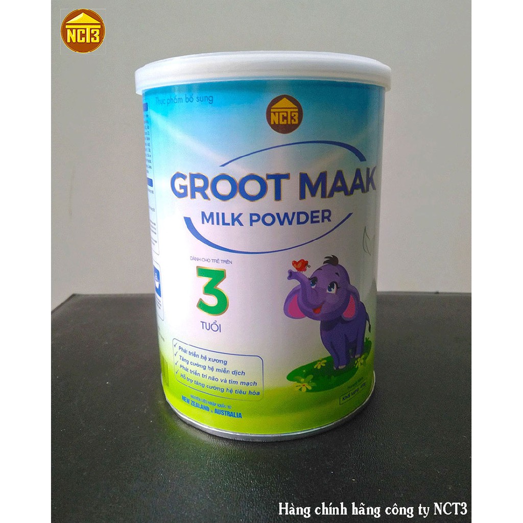 Sữa Bột Cho Trẻ Trên 3 Tuổi GROOT MAAK  HƯƠNG VANI (900g) (Hàng chính hãng công ty NCT3 )