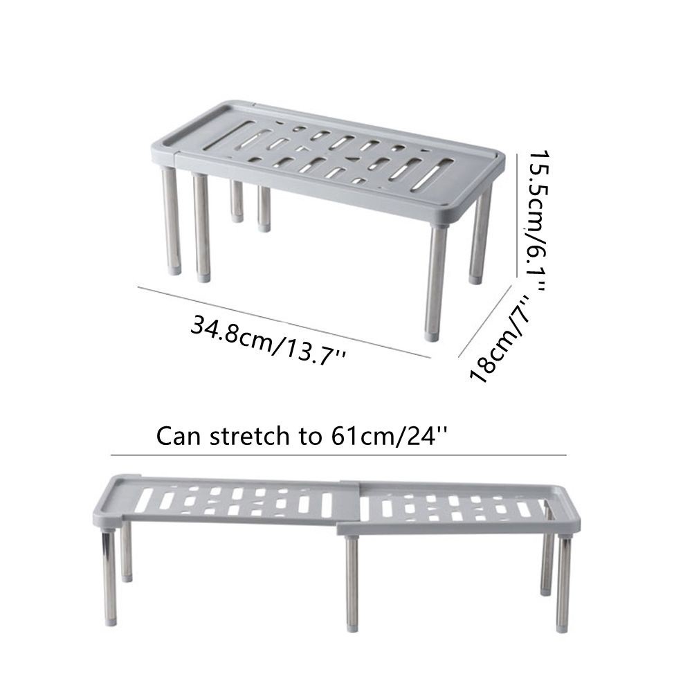 Giá Đỡ Để Đồ Dùng Nhà Bếp/Phòng Tắm Có Thể Điều Chỉnh Và Thu Gọn Được Nhiều Màu Sắc