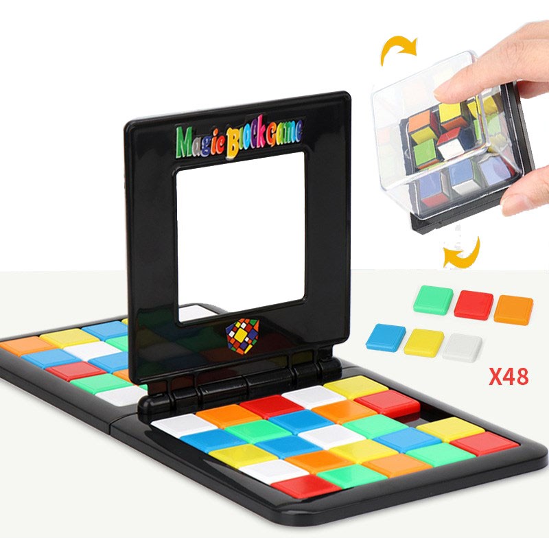 Bộ trò chơi board game Magic block game - Thử thách Rubik