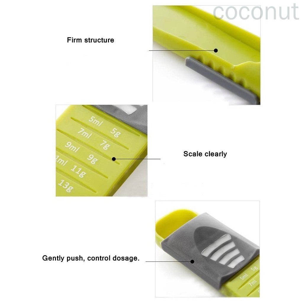 Muỗng Đo Lường Gia Vị Hai Đầu Có Thể Điều Chỉnh