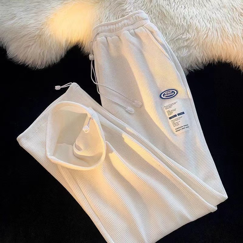 Quần nam quần jogger nam trắng quần nam phong cách hàn quốc dây rút unisex dài thể thao