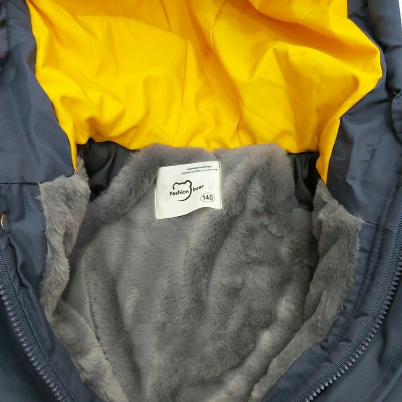 Áo khoác Parka Nest xám vàng SBAK19
