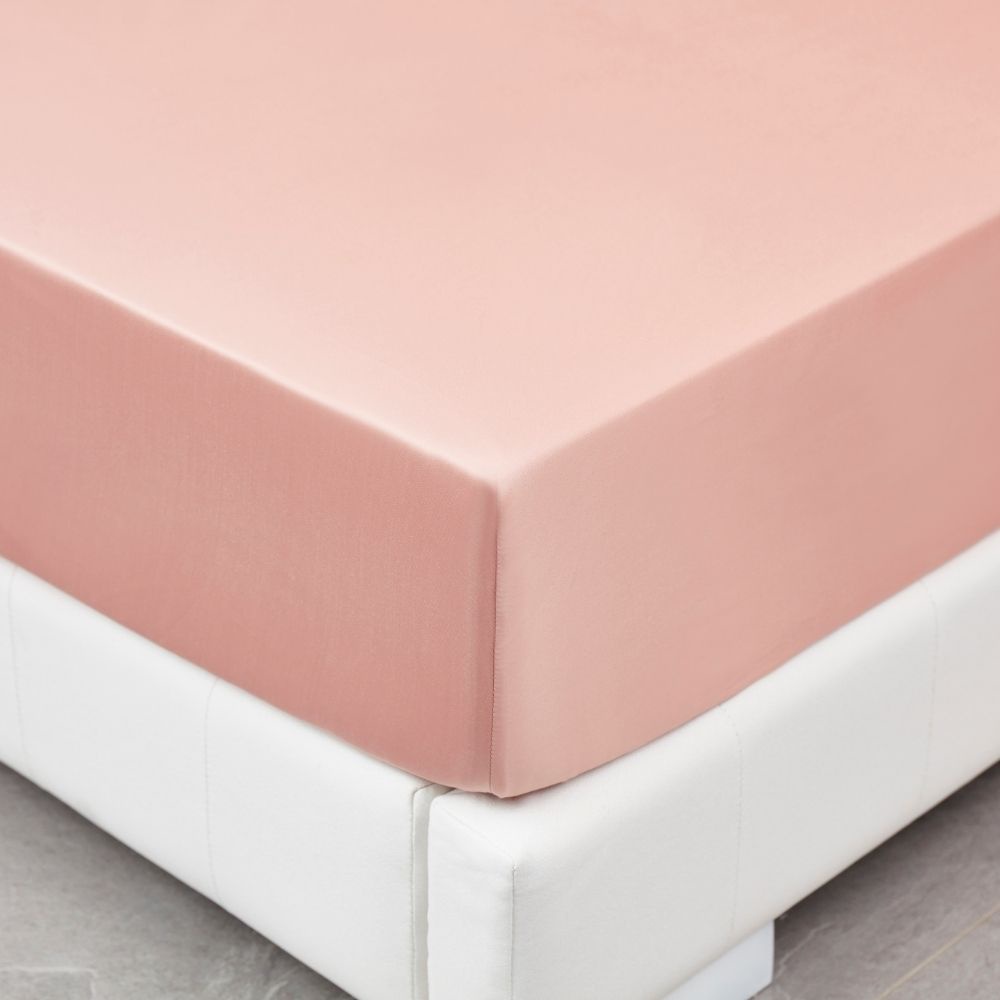 Bộ 5 món ga giường, áo gối NIN Tencel 868 màu hồng - Misty Rose (không kèm mền)