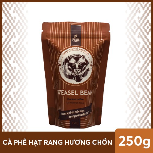 Cà Phê Hạt Rang Hương Chồn (Nâu) Honee Coffee - 250g