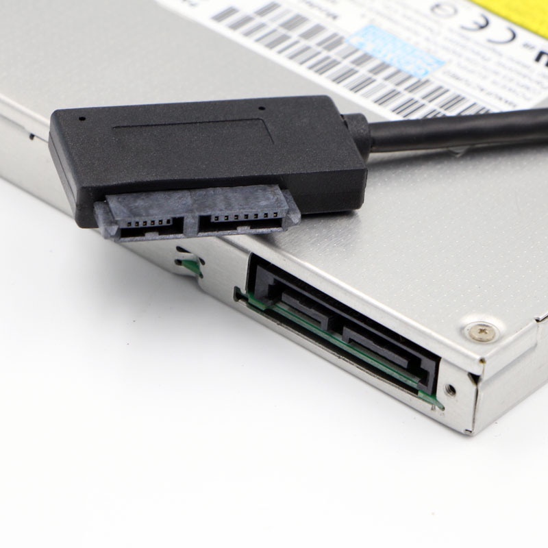 Coza Cáp Chuyển Đổi Sata Sang Usb Cáp Chuyển Đổi Usb 2.0 Sang Mini Sata Ii 7 6 13pin Cho Máy Tính Xách Tay Ổ Đĩa Mỏng Cd/Dvd Rom Hỗ Trợ Truyền Nhanh Trao Đổi Nóng