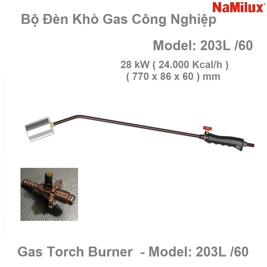 Đèn khò gas công nghiệp Namilux
