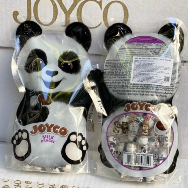Kẹo Socola Gấu Panda Joyco Nga - Bịch 150gr