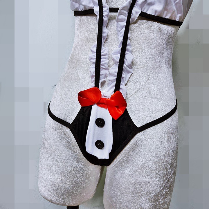 [Sỉ-Rẻ] Đồ ngủ sexy cosplay người hầu Châu Âu kèm nơ cổ [Lẻ-Sỉ]