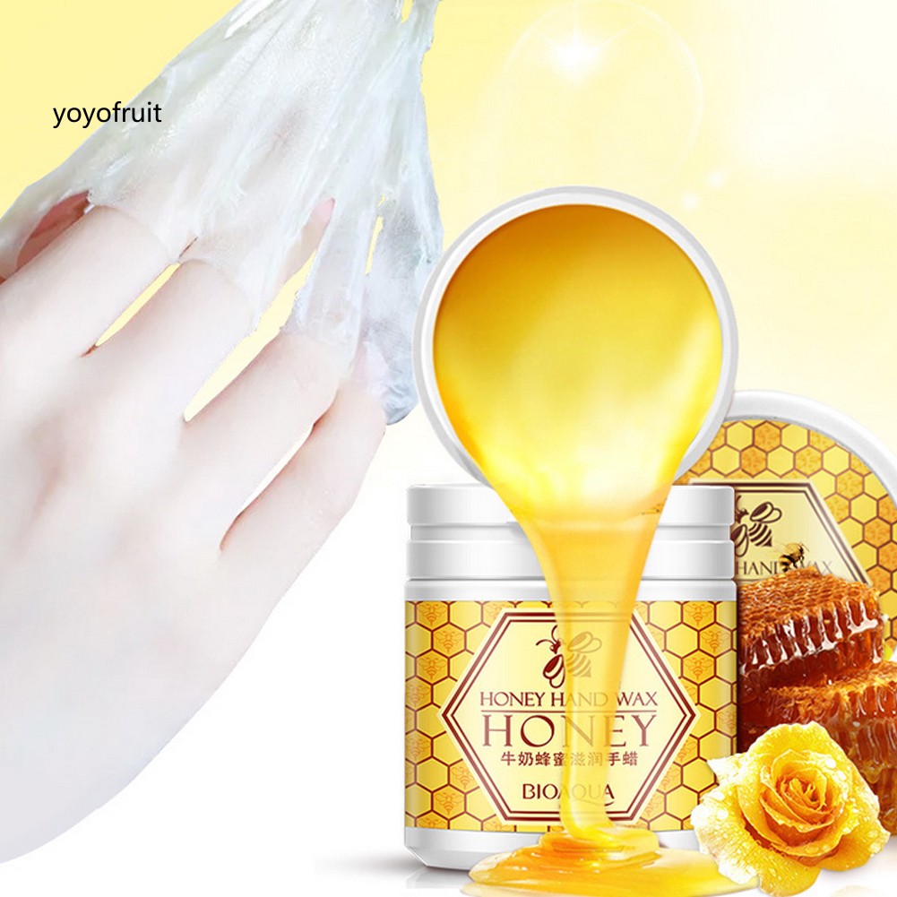 yoyo_Honey Wax Milk Cream Mask Nourish Moisturizing Hydrating Smooth Skin Hand Care