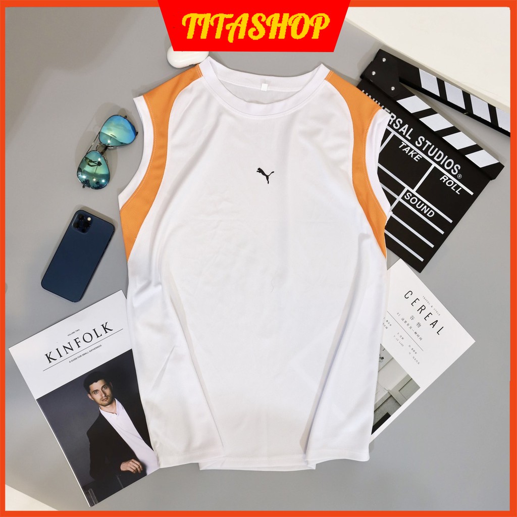 Áo ba lỗ nam tập gym chất cotton thông hơi cao cấp thoáng mát ASNTT01 | BigBuy360 - bigbuy360.vn