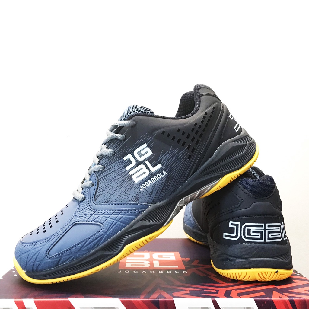 Giày tennis nam Chính Hãng JOGARBOLA 21006, Lefus L025 Xanh cao cấp màu trắng, cam, xám, xanh