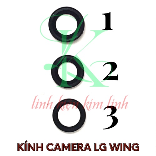 Kính camera lg wing có keo dán