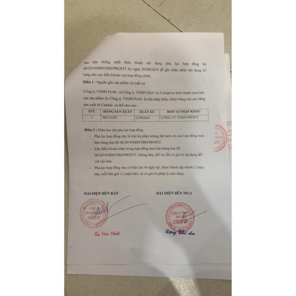 Túi Dùng Thử Mutant Mass Sữa Dinh Dưỡng Tăng Cân Nhanh Mutant Mass 1Kg - Usa