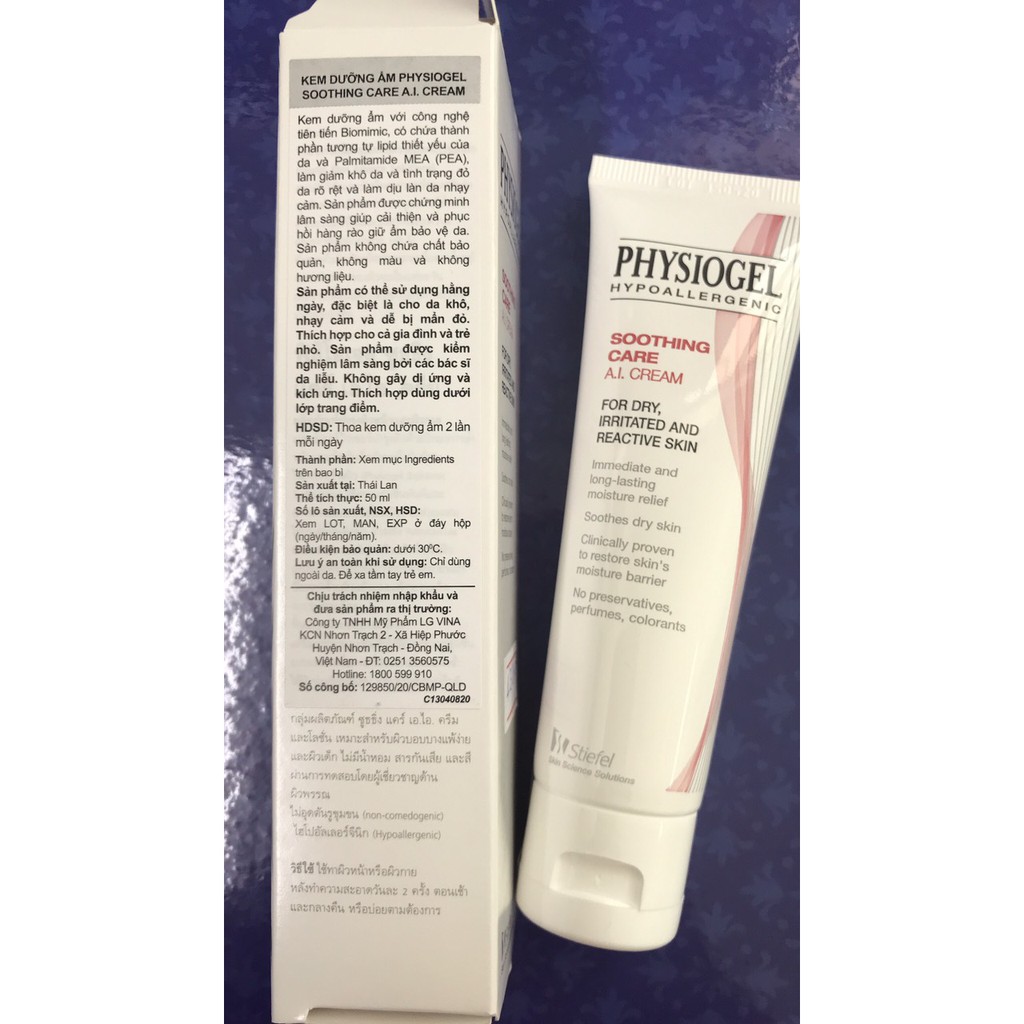 Physiogel Kem dưỡng Ẩm Cho Da  Soothing Care A.I Cream 50ml | BigBuy360 - bigbuy360.vn